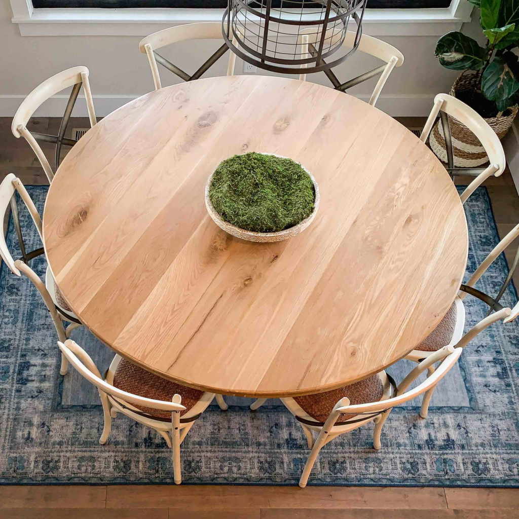 diy round kitchen table        
        <figure class=