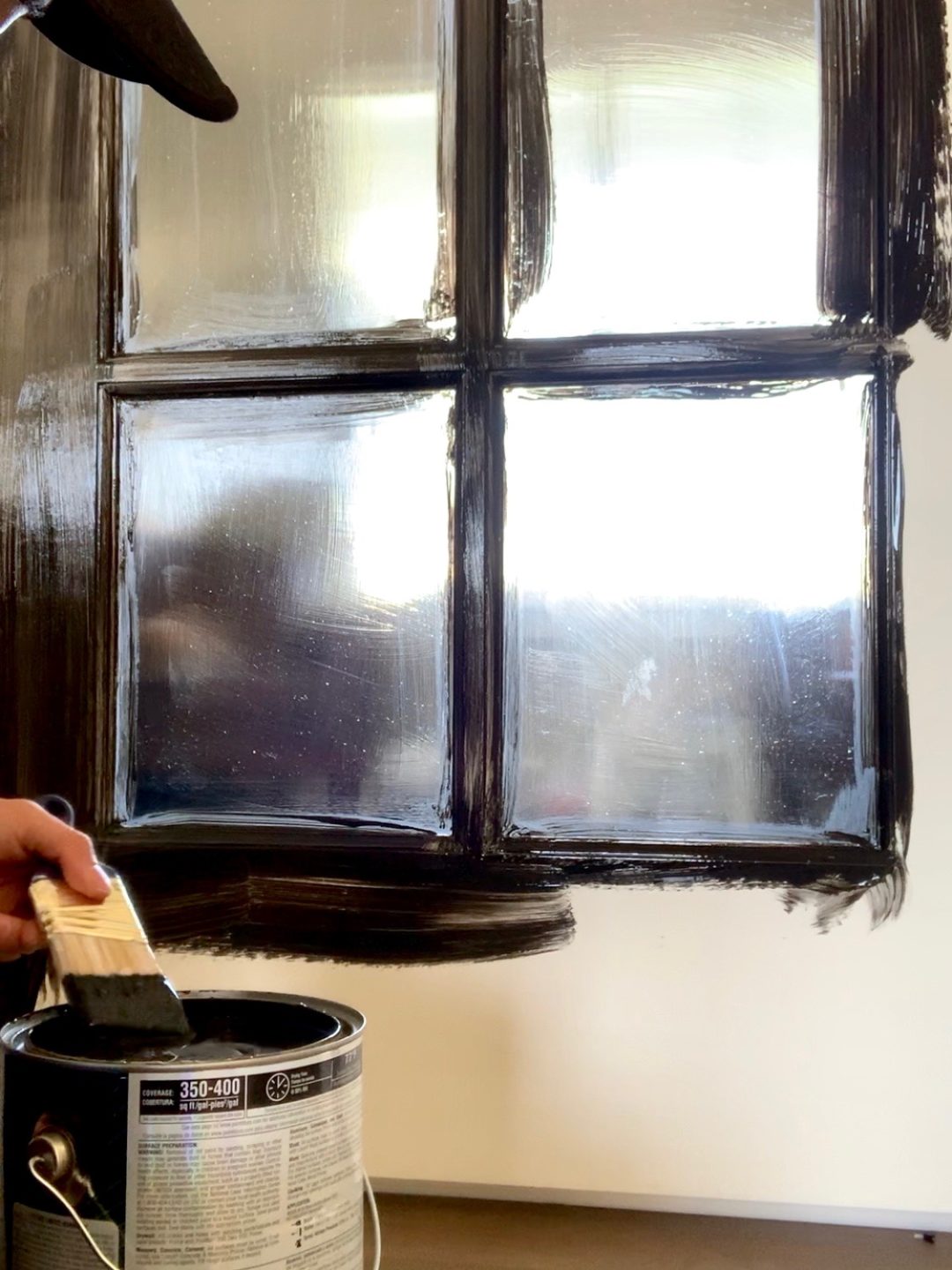 Paint Glass Doors, the Easy Way Honey Built Home