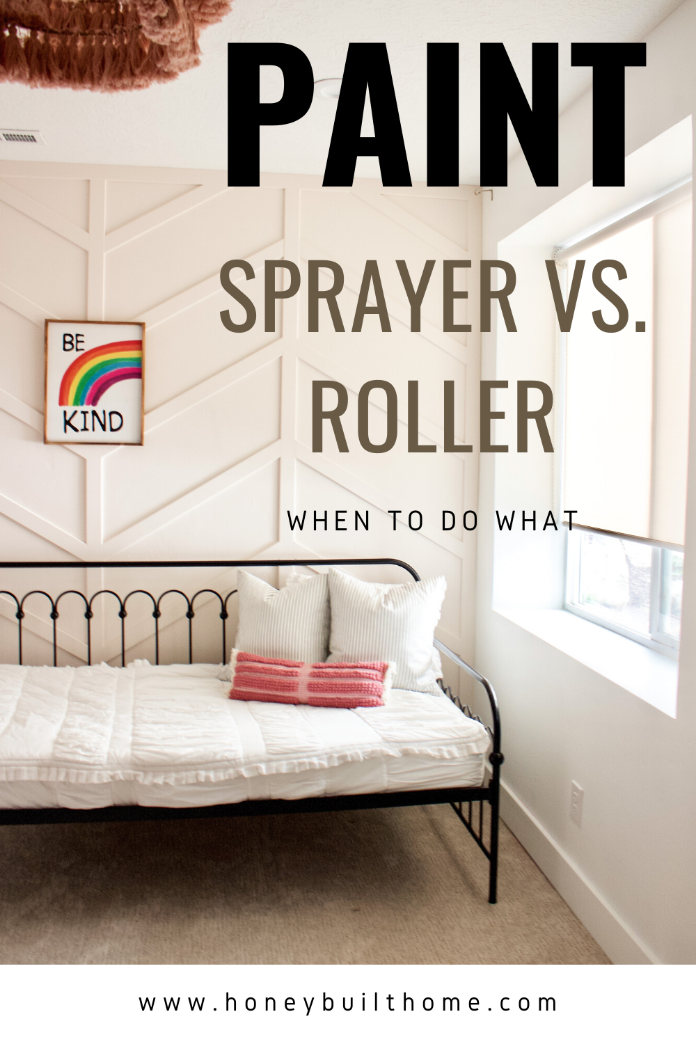 Paint Sprayer vs. Rolling when to do what! | Honey Built Home