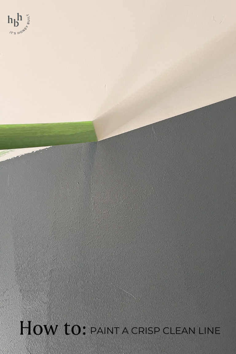 How To Paint A Crisp Line Honey Built Home