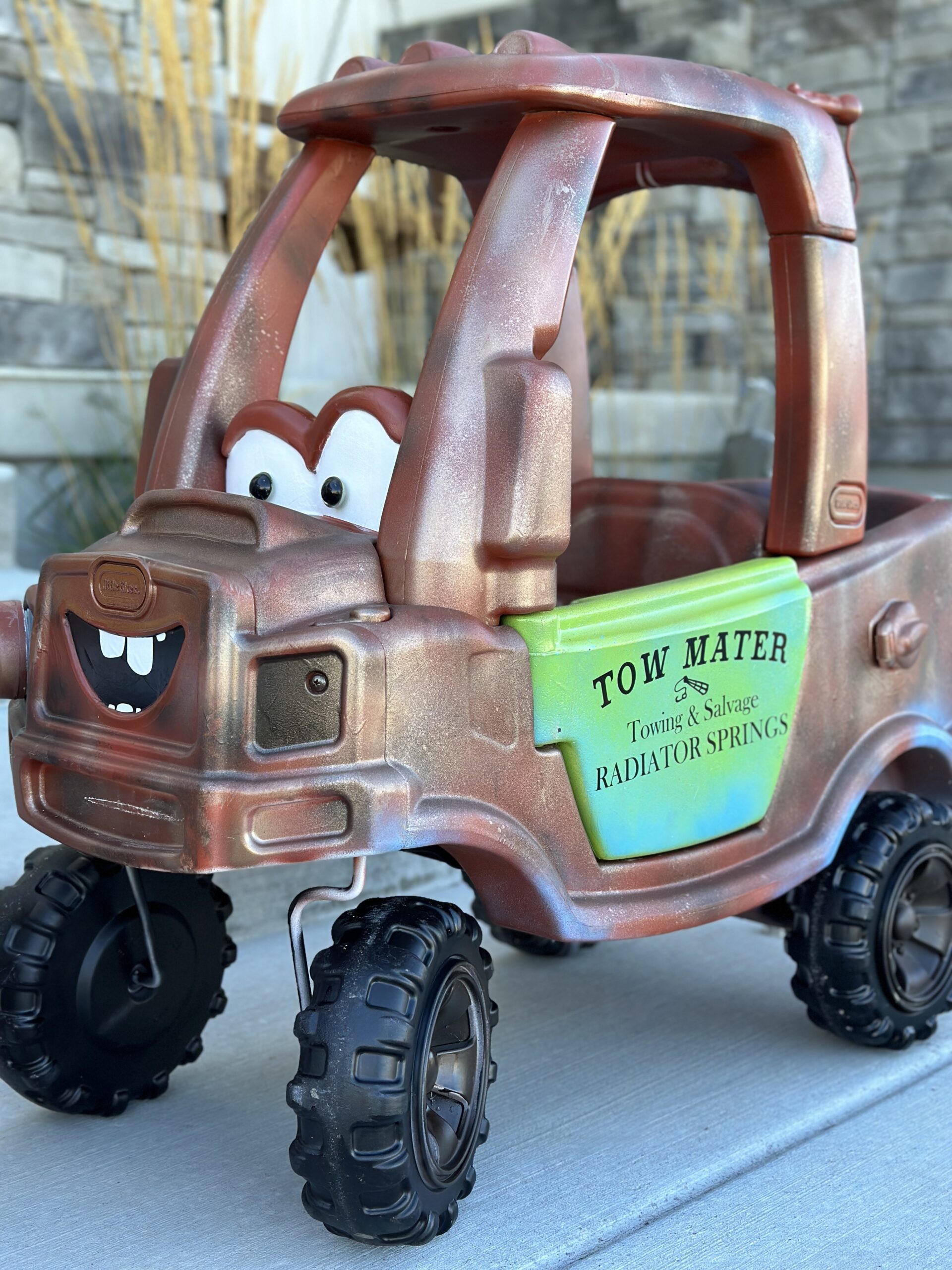 Tow Mater Little Tikes Makeover